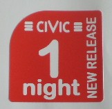 Overnight New release label