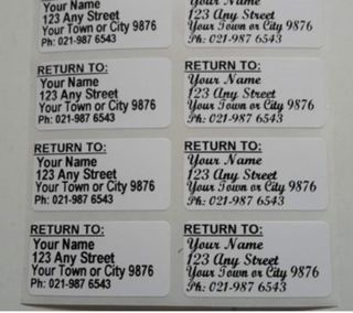 Return Address labels -250 for $5 !