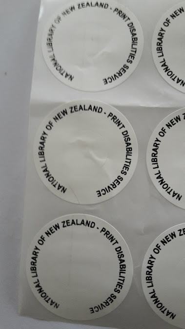 National Library of New Zealand DVD labels