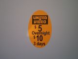 40x25 Oval Pricing Label - Day Glow Orange