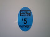 40x25 Oval Pricing Label - Cyan/black text