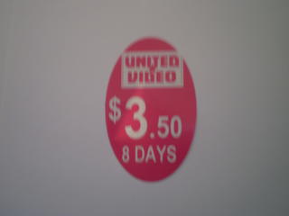 40x25 Oval Pricing Label - Magenta
